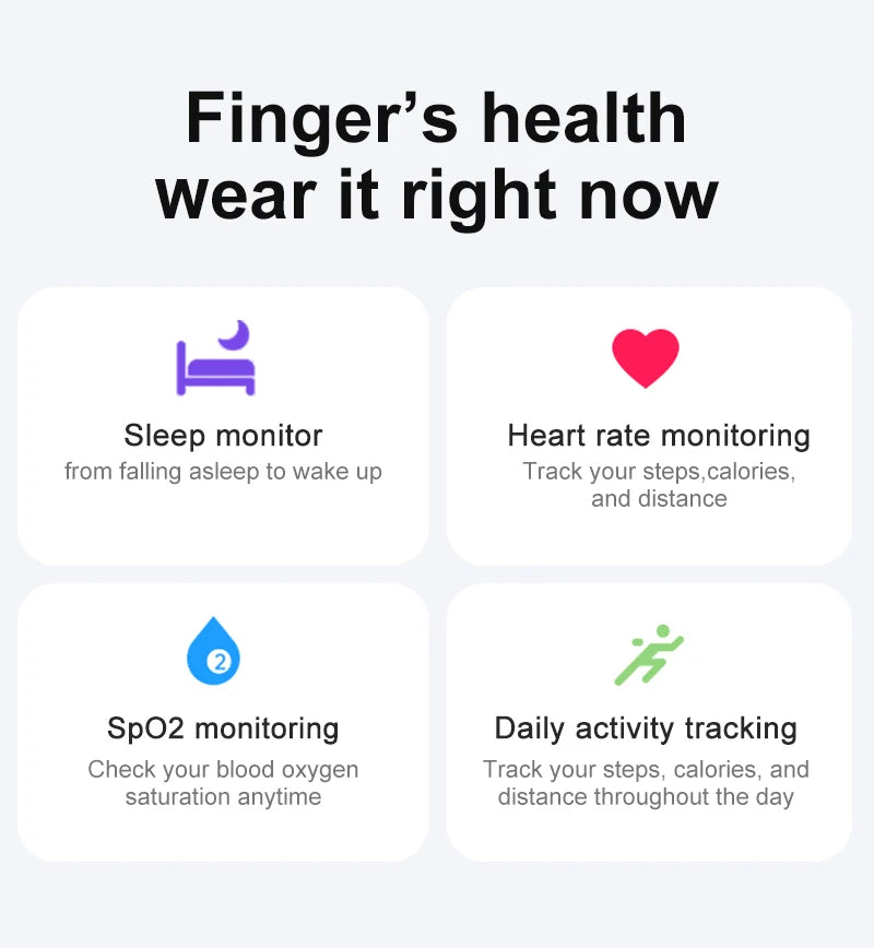 Smart Ring Blood Pressure Heart