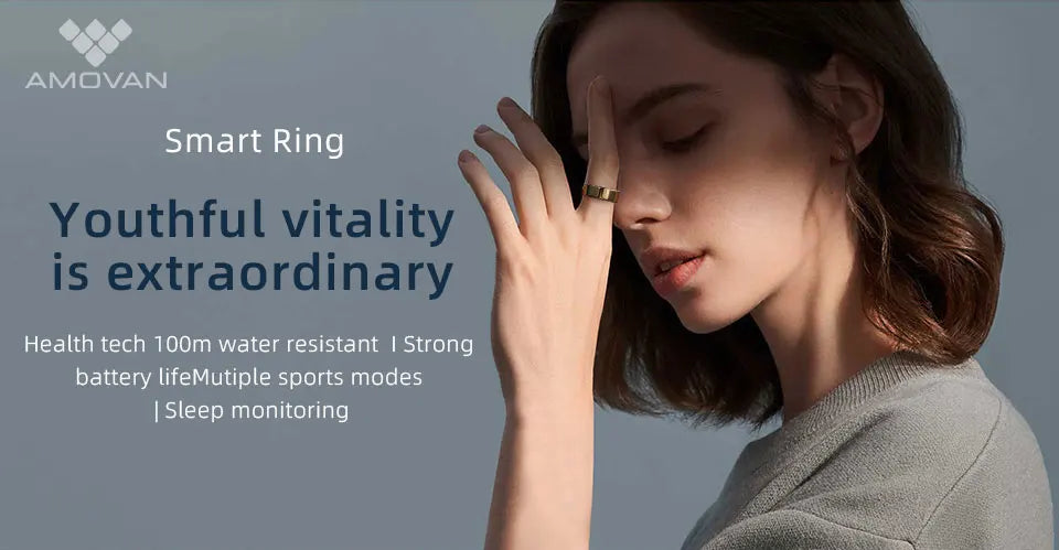 Smart Ring Health Blood Monitor