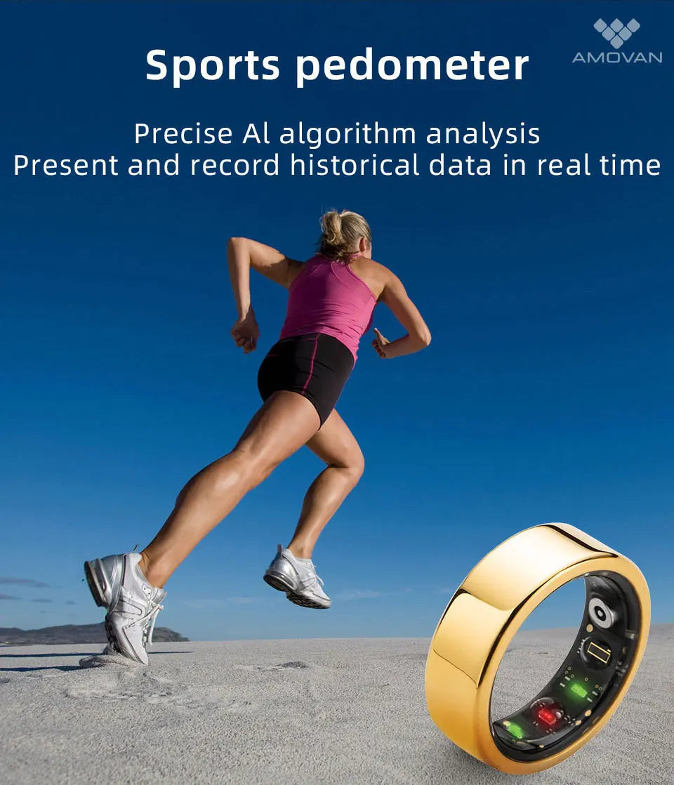 Smart Ring Health Blood Monitor
