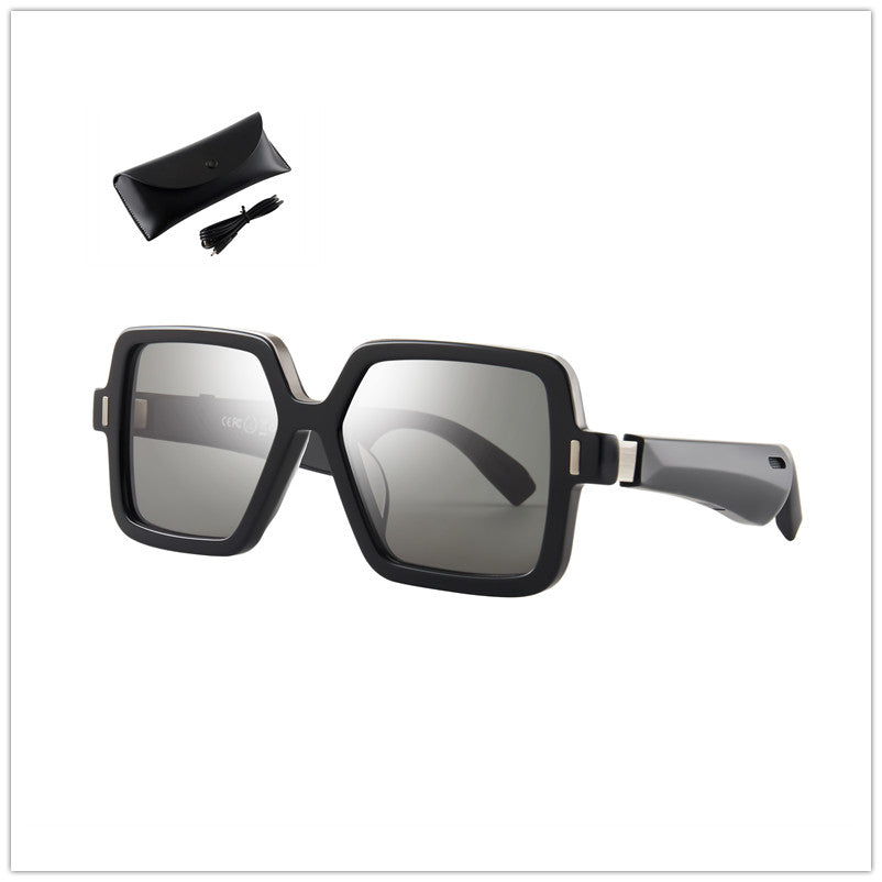 With Charger Smart Glasses Bluetooth